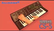 YAMAHA CS-5 Analog Synthesizer 1978 | HD DEMO