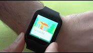 Sony SmartWatch 3 Android Wear watch has swappable straps (hands-on)
