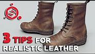 3 Tips for Texturing Realistic Leather in Substance Painter