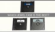 Comparison of jewel cases from ULINE, Checkout Store and Sleeve City