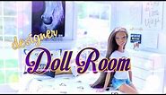 DIY - How to Make: Doll Room in a Box: Designer Doll Room - Handmade - Crafts