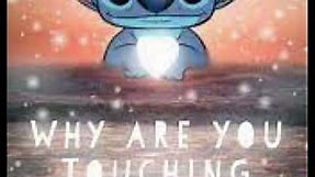 Don’t touch my phone stitch wallpaper
