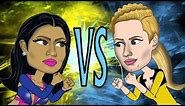 Nicki Minaj vs. Iggy Azalea Fight (HHB) Celebrity Death Match