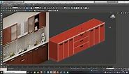 Kitchen Design 3DS Max | Create Cabinets - Easy Tutorial on Modeling | RVM CAD Interior Design