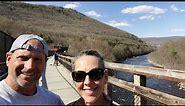 Riding The Lehigh Gorge Bike Trail In Jim Thorpe, Pennsylvania