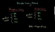 Variable Costing (the Variable Costing method in Managerial Accounting)