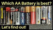 Which AA Battery is Best? Can Amazon Basics beat Energizer? Let's find out!