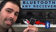 How to Hook up Bluetooth with ANY Receiver | Aluratek Bluetooth Music Receiver Review