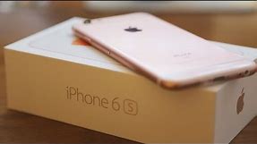 Rose Gold iPhone 6S Unboxing and Setup