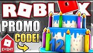 [PROMO CODE] How to get the 12TH BIRTHDAY CAKE HAT | Roblox