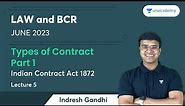 Types of Contract | Part 1 | Lecture 5 | Indian Contract Act 1872 | Indresh Gandhi