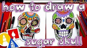 How To Draw A Sugar Skull