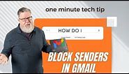 How To Block A Sender On Your Email