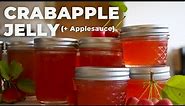 How to Make Crabapple Jelly (and Applesauce)