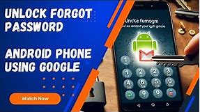 how to reset and unlock android phone using gmail account, Oppo Vivo Realme