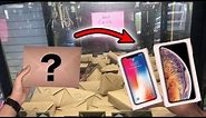 WON iPhone XS MAX and X From Mystery Box Claw Machine! | JOYSTICK