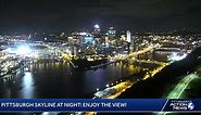 See the Pittsburgh skyline at night