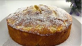 The easiest apple cake recipe soft and delicious cake in 10 minutes!