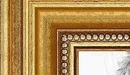 ArtToFrames 28x40 Inch Gold Picture Frame, This 1.25" Custom Wood Poster Frame is Gold Foil on Pine, for Your Art or Photos, 2WOM0066-81375-YGLD-28x40