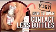 How to Open Contact Lens Bottles - DoctoredLocks.com