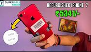 Unboxing iphone 7 128gb ₹5341😍🔥 | Cashify Supersale | refurbished iPhone | C- grade | full review