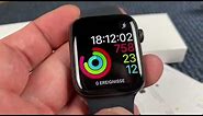 Apple Watch Series 6 GPS 44mm Space Gray Aluminum Case w. Solo Loop unboxing, setup and instructions
