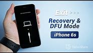 Get iPhone 6s Out of Recovery Mode & DFU Mode [2020 Update]