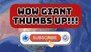 Wow giant thumbs up 😨 on google earth 🌎📍 🌎 #hrgoogleearth #googlestreetview