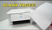 Fix Epson EcoTank Printer Only Printing Blank Pages