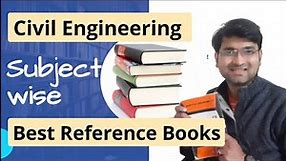 Best Books for Civil Engineering Aspirants | Books for Civil Engineering Comptitive Exams |