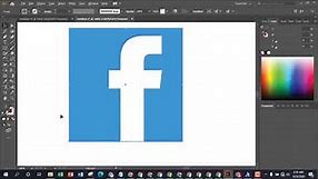 How to create facebook logo || Facebook logo || aGraphic Design || fb blogo || create fb logo||