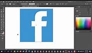 How to create facebook logo || Facebook logo || aGraphic Design || fb blogo || create fb logo||
