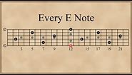 Every E Note on the Fretboard