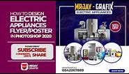 How to design ELECTRIC APPLIANCES flyer/poster on In Photoshop