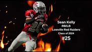 Sean Kelly #25 RB/LB (Class of 2024) Lowville Red Raiders (Section III)