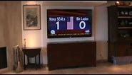 70 inch LCD Flat Screen TV Installation