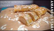 Dutch Almond Paste Filled Pastry | Amandelstaaf Recept