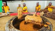 India’s Mega Street Food Factories!! Hyderabad Haleem & Biryani!!