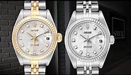 Rolex Datejust Steel Yellow Gold Silver Diamond Dial Ladies Watch 69173 / 79174 | SwissWatchExpo