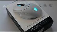 Alienware AW620M Wireless Mouse Unboxing (Lunar Light)