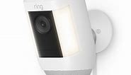 Ring Spotlight Cam Pro White Plug-In Security Camera - B09DRK9ZJ8