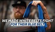 22 BJJ WHITE BELTS FIGHT FOR A BLUE BELT