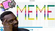 MEME SONGS but 'played' on Google Chrome Music Lab