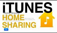 How To Turn ON iTunes Home Sharing on your computer Mac/Windows