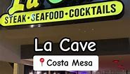 Looking for a new date night spot? Checkout La Cave, Costa Mesa 🍷#steakhouserestaurant #datenightrestaurantcostamesa #costamesa #datenightspot #datenightideas #newportbeach #newportbeacheats #datenight