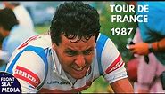 Cycling Tour de France 1987 -- The Final Time Trial : Roche vs Delgado -- Part 11 of 12