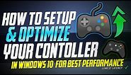 🔧 How To Optimize YOUR Controller for Best Performance in Windows! (PS4, Dualsense, Xbox) NO LAG ✅🎮