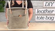 Making a Leather Tote Bag