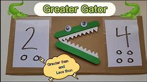 Greater than and Less than | Hands on Activity to Teach Kids Greater Than, Less Than and Equal