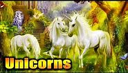 Unicorns - legendary creatures of ancient mythology